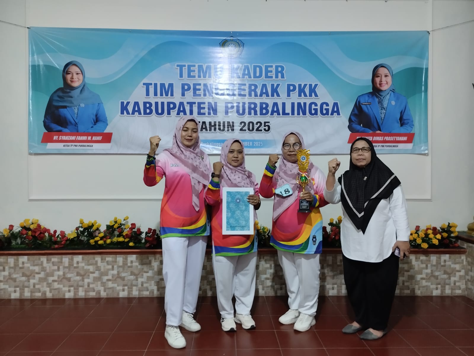 tp-pkk-kecamatan-bojongsari-juara-tiga-lomba-kekompakan-tim